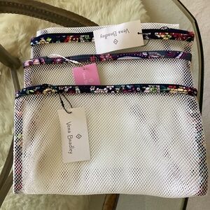 NWT. Vera Bradley Travel Bags or Wash Bags-Set of 3